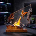 Fire Dragon Resin Lamps