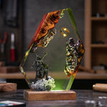 Dark Lord Ring of Power Resin Lamp